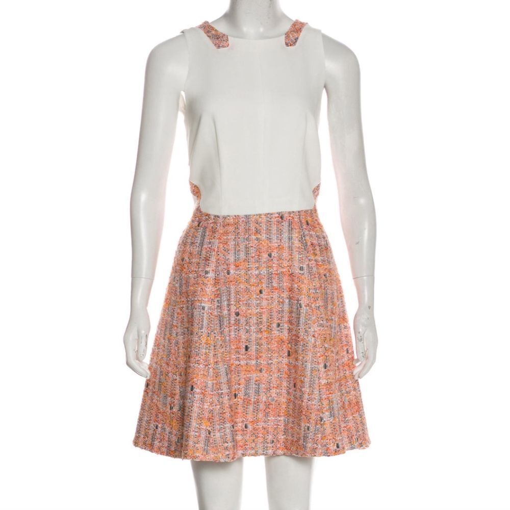 Euc Rag And Bone Tweed And Silk A-Line Dress - image 1